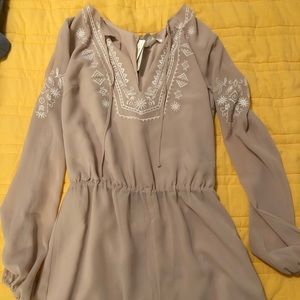 long sleeve romper